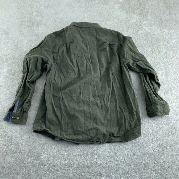 Timberland PRO Original Fit XL Green Button-Up Shirt 100% Cotton 5174 - Picture 2 of 8